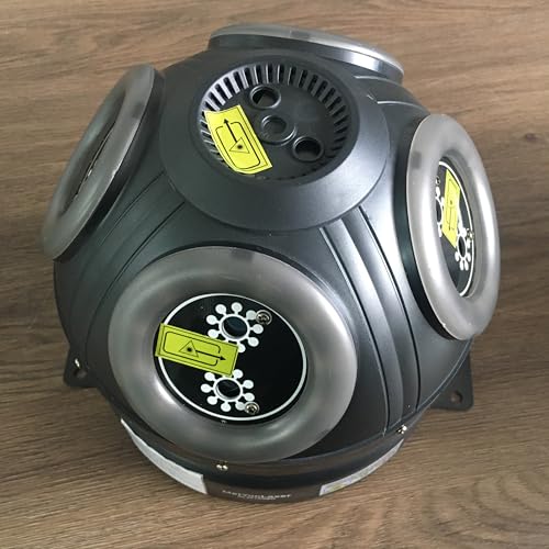 Bühnenlichter Magic Ball, DJ-Lichter, bewegliche Kopflichter mit RGB-Beam-Effekt, stufenlose Rotation mit DMX-Steuerung und aktiviertem Ton für Hochzeits-DJ-Partys, Live-House