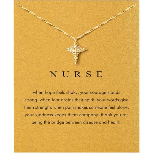 Baydurcan Nurse Gifts for Women Necklace Gifts for Nurses Nurse necklaces for women (Nurses)
