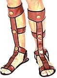 Rubies Roman Gladiator Costume Sandals for Adults, Men's One Size