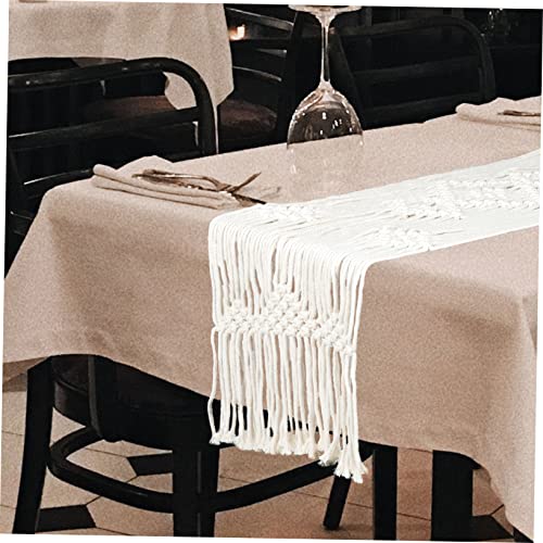 Chemin de table macramé en coton pour sublimer une table sans nappe - 8