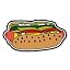 Yellow / Red /Green Hot Dog