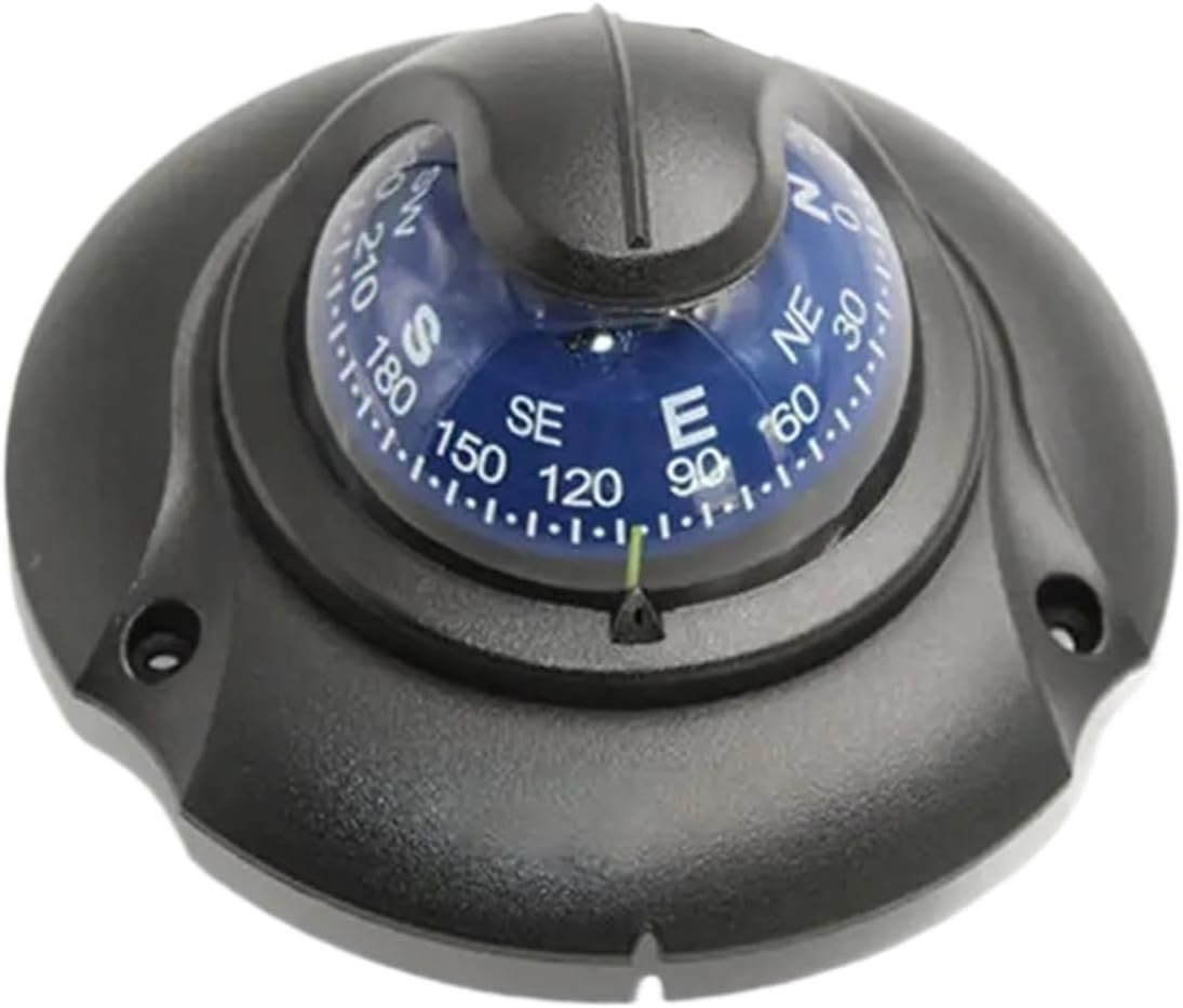 Compatible for Marine Yacht Boat Multifunction Magnetic Compass Flush Mount LED Light Navigation Compass for Outdoors Hiking