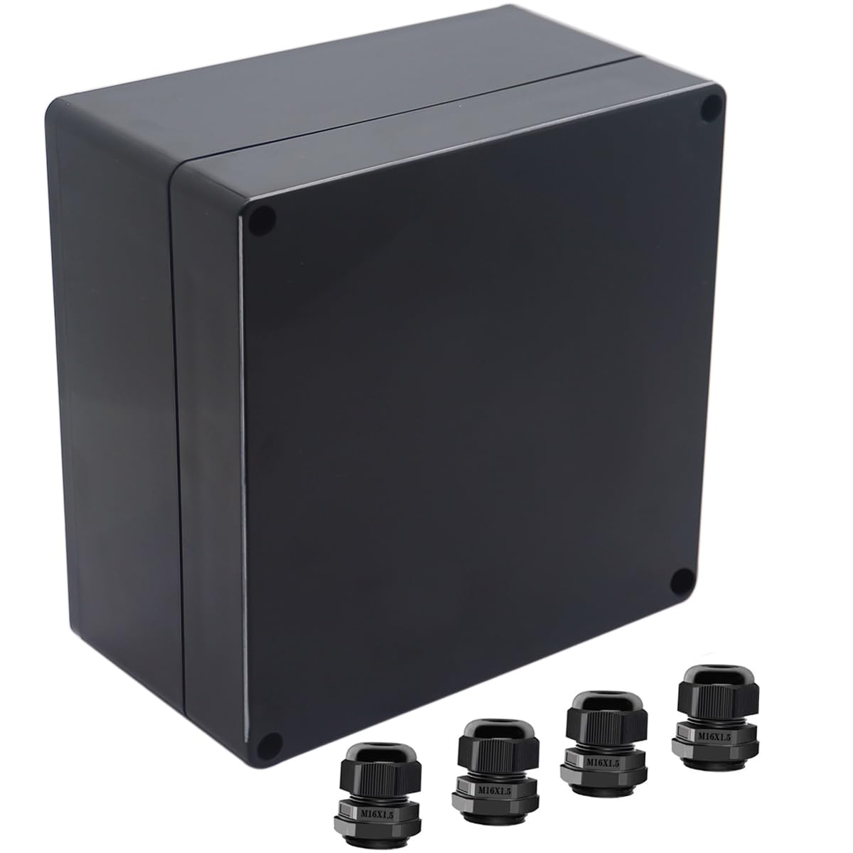 2Packs Junction Box IP65 Waterproof ABS Plastic Electrical Project Case Power Junction Boxes, Project Box with Fixed Ear Black 3.94x2.68x1.97 inch(100x 68 x50 mm) — Amazon image 26