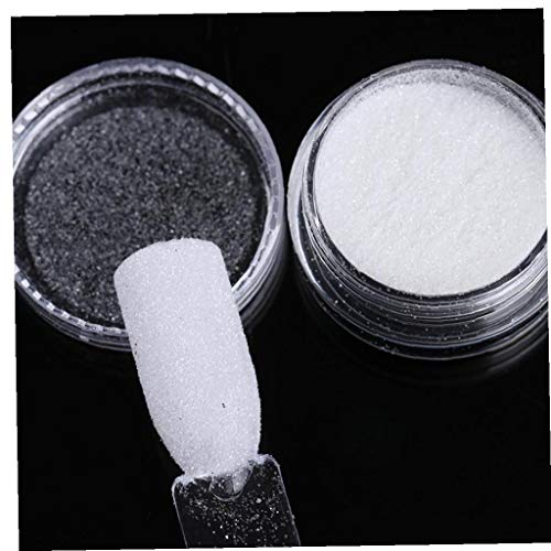 AMOYER 1pc / Box Rosa Nagel-funkeln-Puder-perlen-Shinning Pigment Nail Art Uvgelpoliermittel Dekoration Staub Maniküre… – Bild 5
