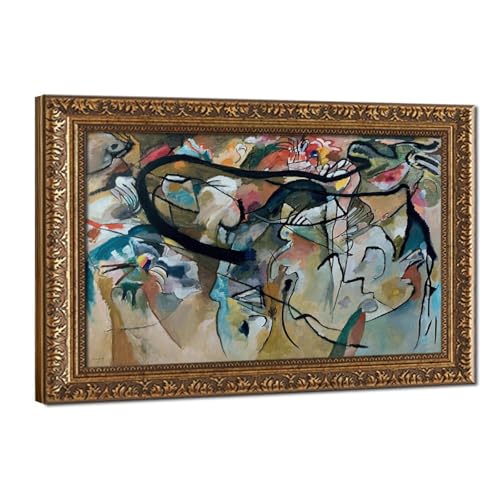 Cadre à suspendre Kandinsky Composition 5 reproduction luxe
