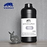 Wanhao UV Cure 3D Printer Resin - Gray 1L