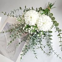 34Stück Künstliche Eukalyptus Deko Zweige & Kunstblume Eukalyptus Pflanze – Ansicht 6