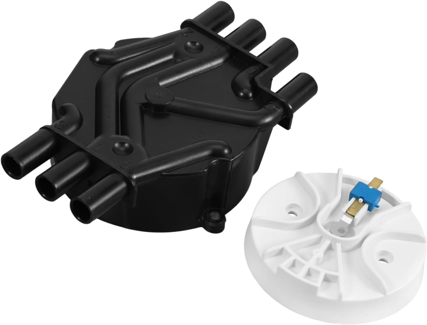 Heavy Duty Distributor Cap Kit Replacement for Sbc Hei Distributor Cap Rotor
