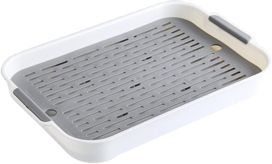 Fruit and Nut Tray,Double Layer Household Rectangular Cup Tray PP Mug Kitchen Cup Dish Durable Sink Tray Drying Storage Rack Fruit Platter