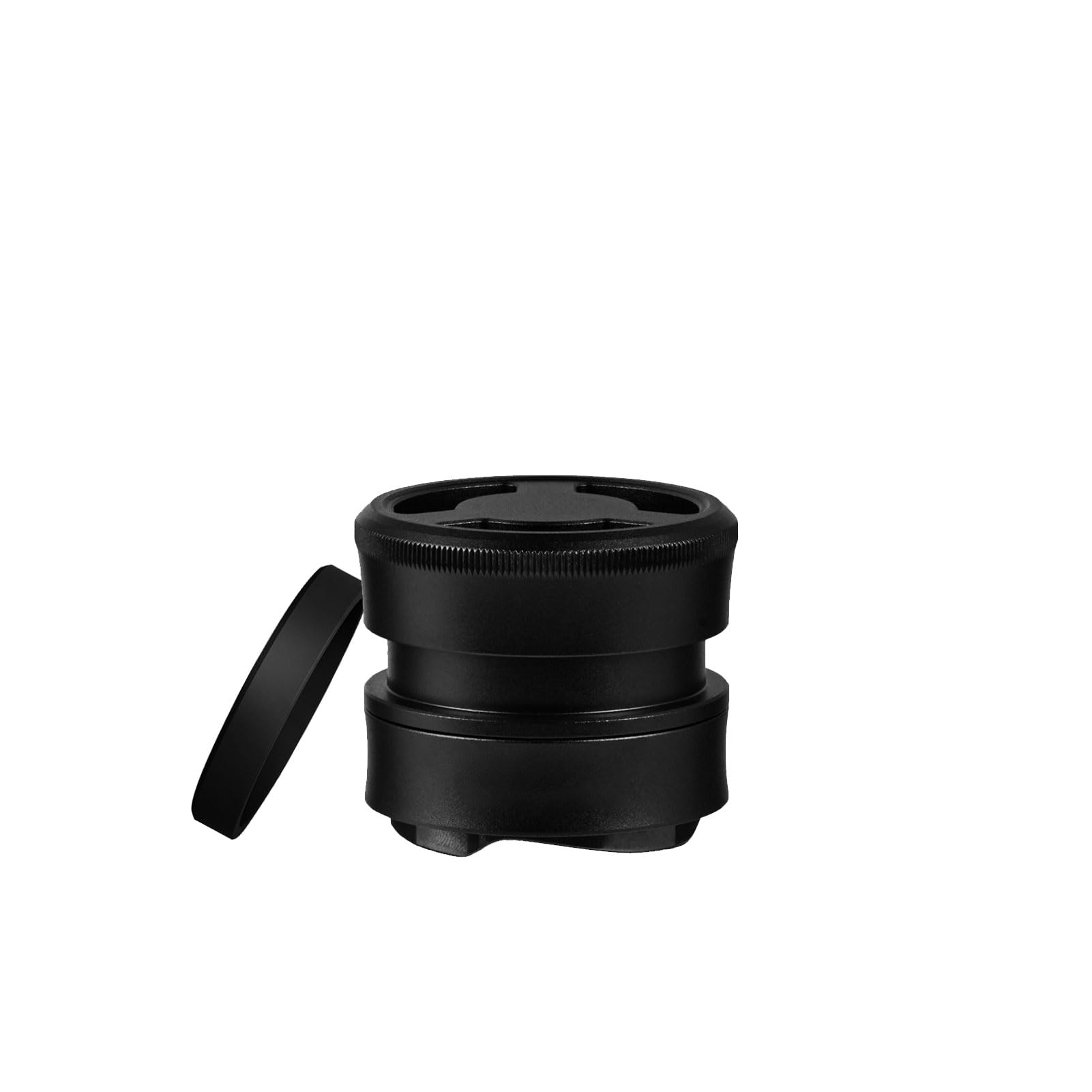 Distribuidor de café Profesional Tamper Base Hurricane Eficiente Rotación de Alta Velocidad para Entusiastas del café Aleación de Aluminio (51mmT7019)