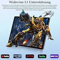 ZIOVO 2026 Neuest Android Tablet 10 Zoll Gemini AI mit 22GB RAM+128GB ROM(TF 2TB), 5G WiFi, Octa-Core 2.0GHz, Widevine L1, 8000mAh, BT 5.0, 5MP+8MP, GPS, Tablet mit Tastatur, Maus - Schwarz – Ansicht 5