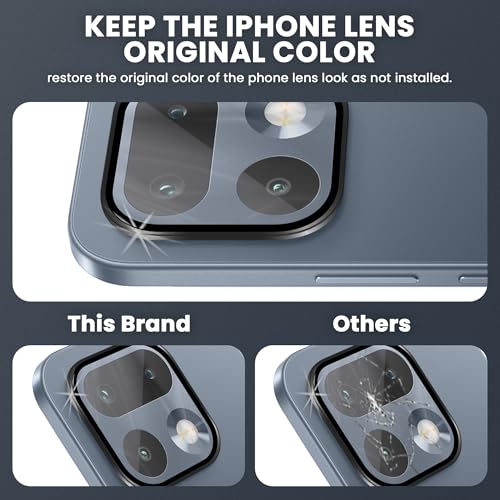 Image of ArmourPro Camera Rings Tempered Glass Compatible for Realme 16 Pro (6.78 Inches) Tough HD Individual Aluminum Alloy Rings 9H Camera Cover, Scratch-Resistant,Camera Lens Protection| Black, 1 Pack