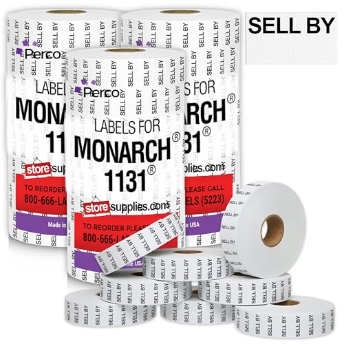 Etiquetas para Monarch 1131 de formato Vender por en pack de 24 rollos