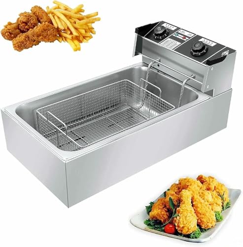 Friteuse électrique en acier inoxydable de 22L haute performance 3200W