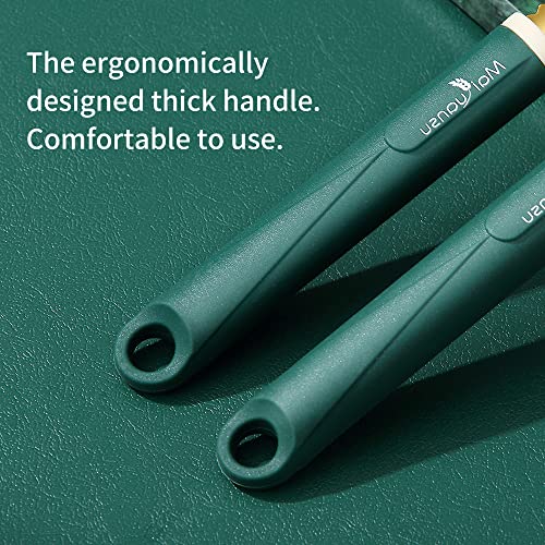 Vandhome Mulitfunctional Fruit Vegetable Peeler, Kitchen Gadgets Carrot Potato Peeler With Stainless Steel Slicer Blades, Non-Slip Silicone Handle, Dishwasher Safe (Green-A) #TOP3
