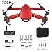 Produktbild E98 Faltbare Drohne, WiFi FPV Drohnen mit Kamera für Erwachsene, RC Quadcopter Drohne, One Button Return Home, Höhenhaltung, Schwerkraftsteuerung, Follow Modus, 15 Minuten Flugzeit