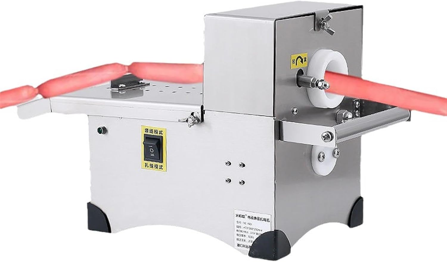 Automated Sausage Tying Machine Sausage Knotting Machine, Stainless Steel Sausage Filling Tying Machine, Adjustable Length