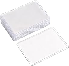 Card Loader 30-piece Set Hard Type with Protective Film Card Holder for Trading Cards Protection Individual Storage Collection Prevents Bending and Scratches PVC Material Transparent on Both Sides