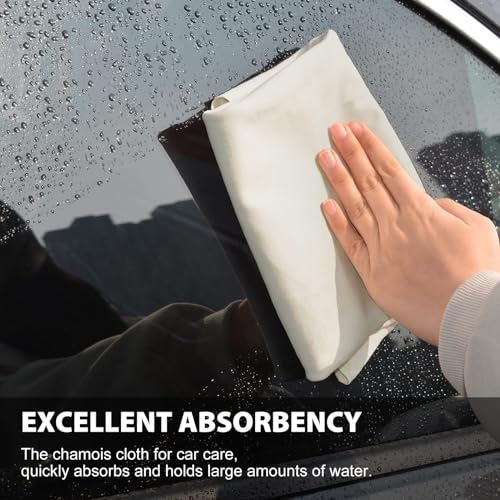 Image of Auto Hub Ultra Absorbent Soft Car Cleaning Leatherette Chamois Cloth - Small /Pack of 1
