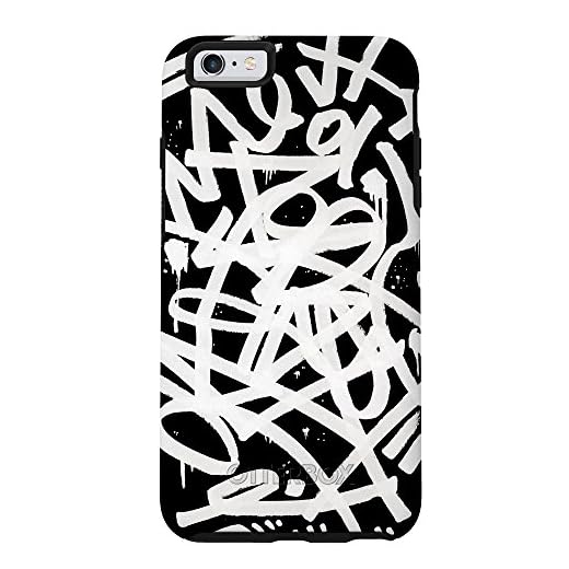 OTTERBOX Symmetry Series Case for iPhone 6 PLUS/6s Plus (5.5" Version) - Retail Packaging - Graffiti (Black/Black/Graffiti Graphic)