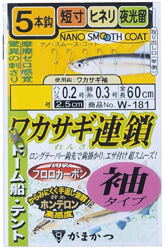 ���܂���(Gamakatsu) ���J�T�M�A�����^�C�v 5�{ W181 1.5��-�n���X0.2