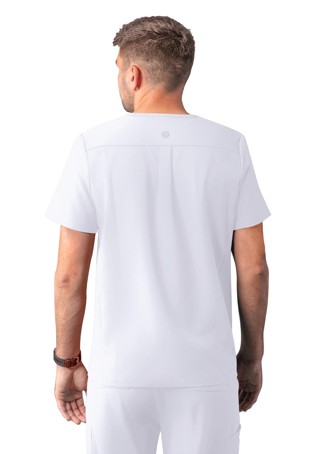 ADAR Medical Uniforms A6010wht Medical Scrubs Shirt Hombre