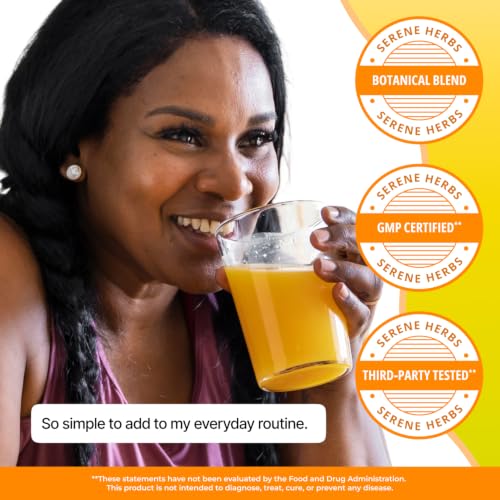 Image of Serene Herbs Soursop Bitters Liquid - Organic Herbal Sour SOP Guanabana with Black Seed, Moringa, Irish Moss & Ginger - Gut Support, Energy & Immune Boost - Vegan, Non-GMO - Orange Flavor - 16 oz