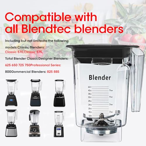 Recipiente para licuadora Blendtec 90 onzas compatible miniatura 2