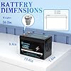 12V 300Ah(12V 330Ah) LiFePO4 Battery Built-in 200A BMS,Rechargeable Lithium Battery, 10000+ Deep Cycles, Pefect for Solar systerm,RV,Camping,Battery Backup,Marine and Home Energy Storage