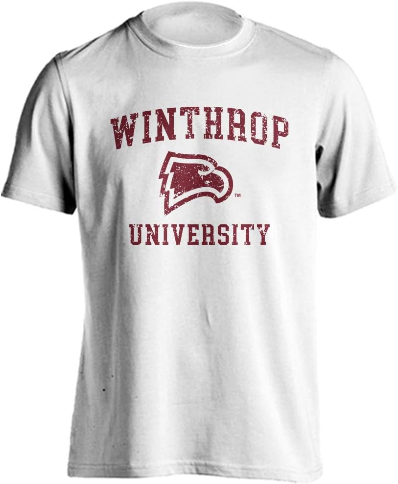 Winthrop Eagles WU Distressed Retro Logo T-Shirt
