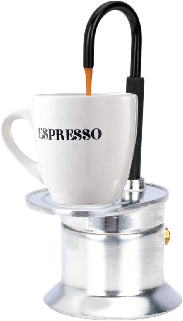 Mini Coffee Espresso Maker Aluminum -For 1 Cup 50 cc