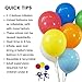 Big Barrel E-Z Safety Seal Helium Balloon Valves - Quickly Seals 9