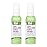 Boogie Micro-Mist Saline Inhaler Refill, Baby Nose Congestion Relief, Nasal Spray for Kids, Pediatrician Recommended, Unscented, 1.7 oz (Pack of 2)