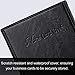 MROCO Business Card Organizer Book Business Card Holder Book, Pu Leather Business Credit Card Holder Book for Men, Name Card Holder Book Slim Wallet Card Holder for Men, Capacity: 400 Cards, Black