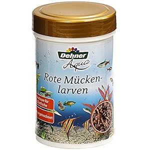 Dehner Forro Aqua de pez, Rojas Mosquitos Larven, 150 ml
