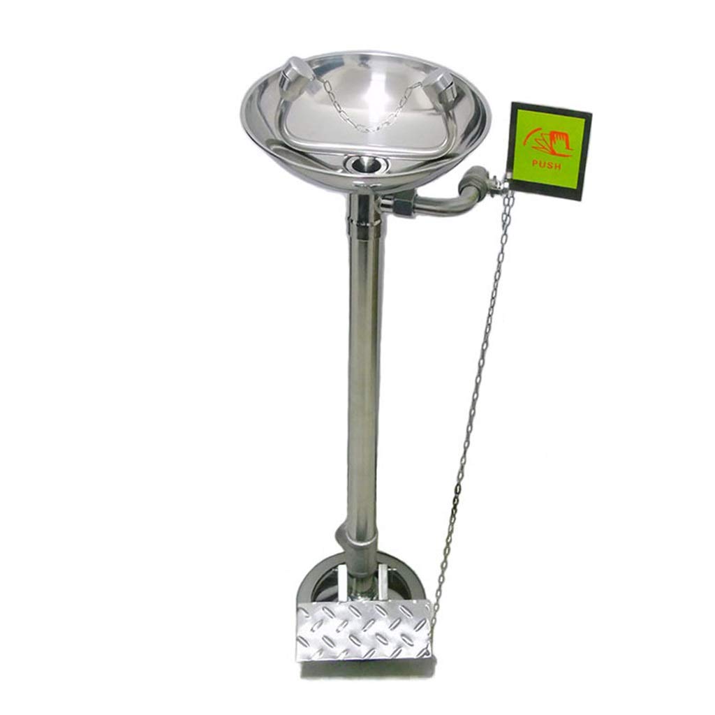ZTCHSENZT Safety Eyewash,Eyewash Station, Eye Wash Safety 304 Stainless Steel, Eye Wash Sign, With Large Eye Wash Bowl, For Emergency Cleaning