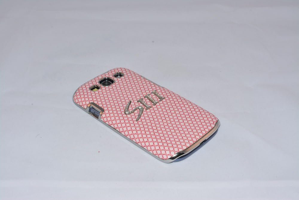 TechCare Raindrop PU Leather Back Cover Case for Samsung Galaxy S3 (Light Pink)