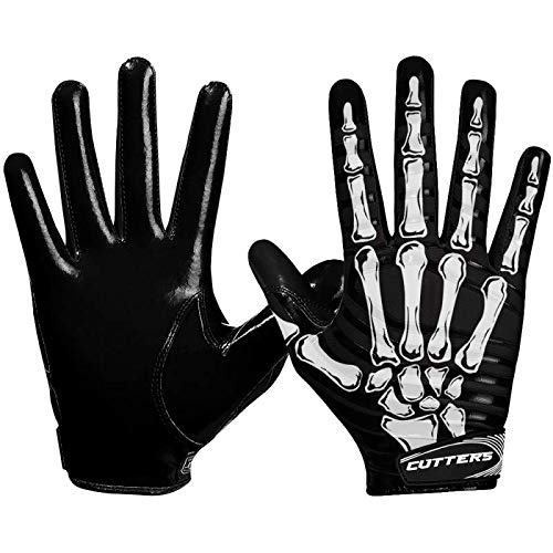 Gants football américain Cutters S252 Squelette Enfant pour ne plus rater aucune réception
