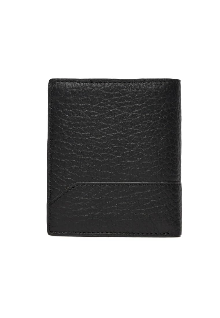 GUESS Pelle porta carte di credito Torino Bifold No Coin Black nero