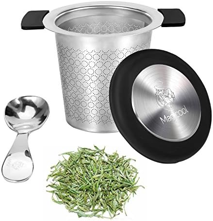 MAGICOOL Tea Infuser with Scoop Set for Mug and Teapot/Mirco Mesh Perfit Stainless Steel