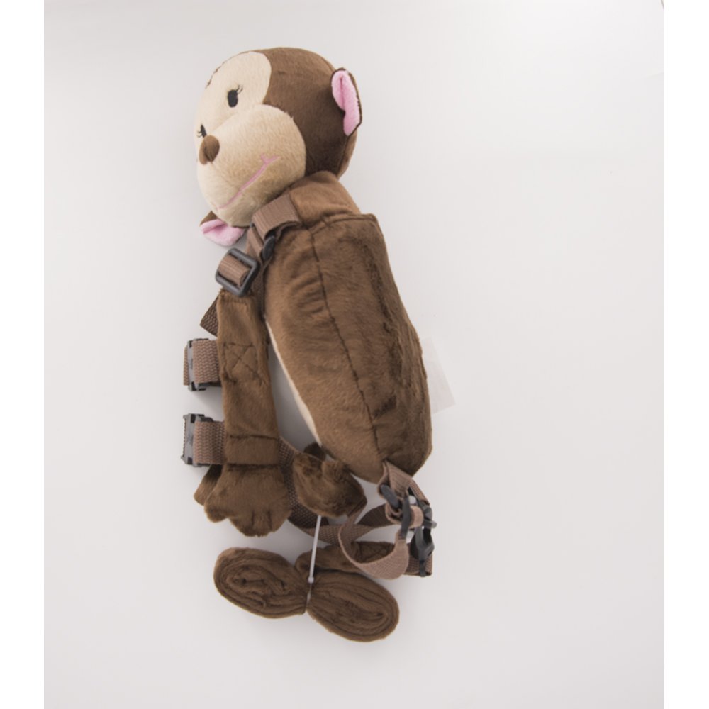 2 in 1 Female Orangutan Toddler Safety Harness Backpack Children's Walking Leash Backpack Toddler Leash for 1-3 Years Old Kid Leash for Girls - Image 2