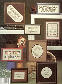 Paperback The Alphabet Book, 13 alphabets, 6 numbers and 9 borders, Leisure Arts Leaflet 457 Book