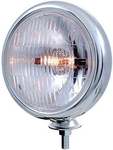 United Pacific C364008 12V Vintage Chrome Fog Light, Clear Lens