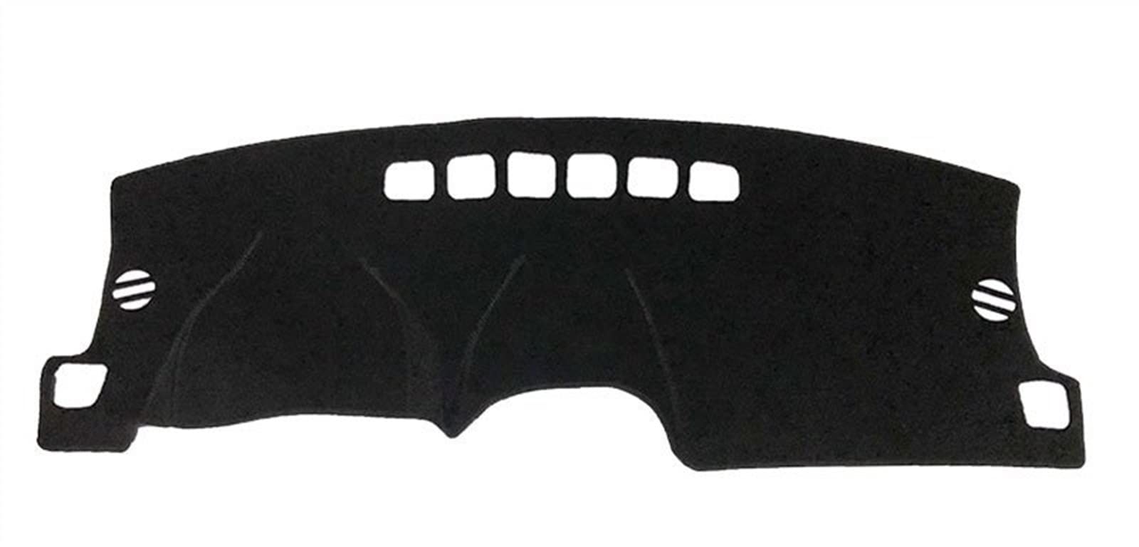 FUNFOB Almohadilla Parasol Alfombrilla Protectora Salpicadero Coche para Jeep para Compass 2007 2008 2009 2010 2011 2012 2013 2014 2015 2016 MK1 MK49 LHD Cubierta Estera del Tablero (Color : Negro)