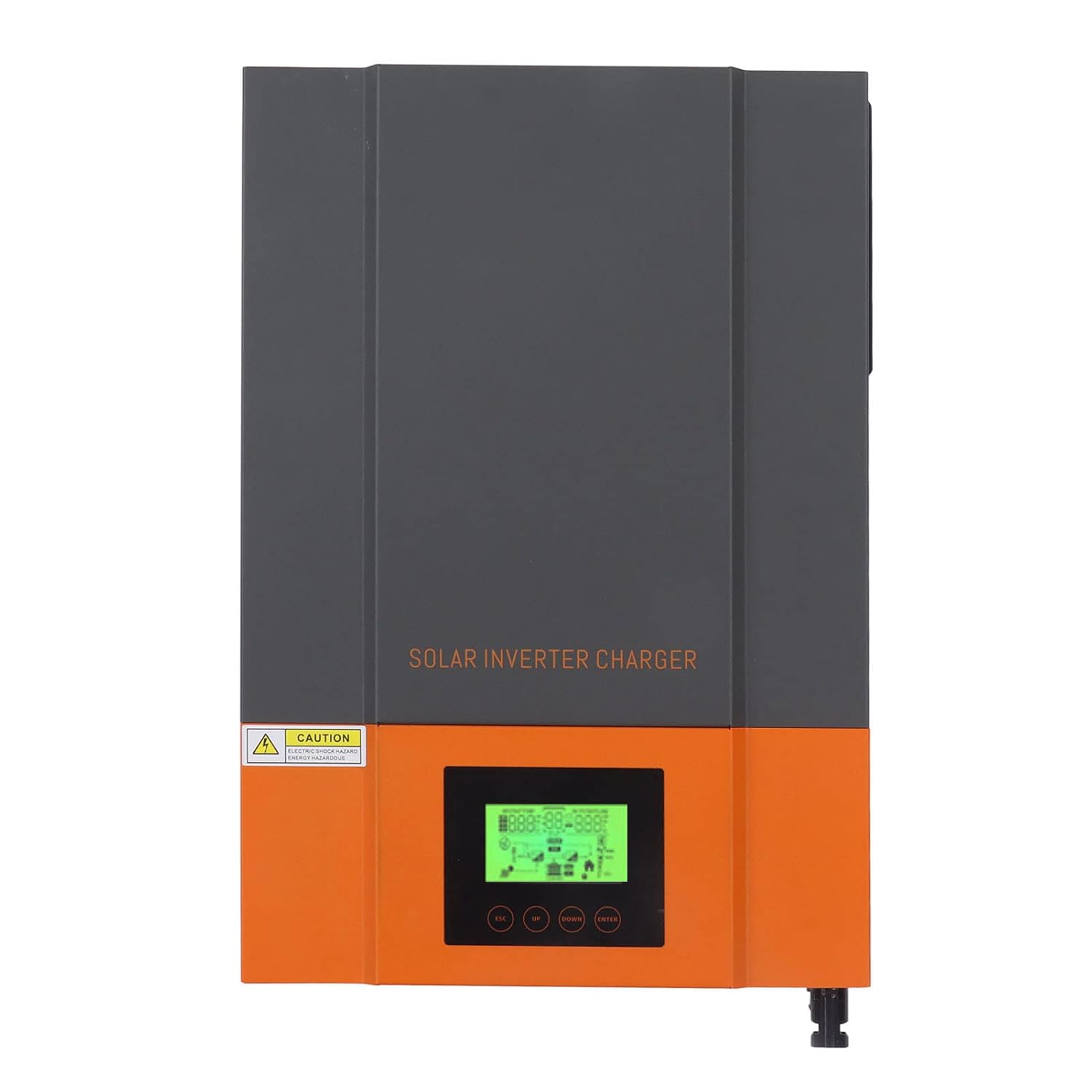 SolarWechselrichterLadegerät, 3600 W 24 V AllinOneSolarLadegerät