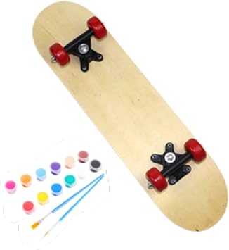 DIY Skateboard for Children, Blank Wooden Deck Longboard for Outdoor Fun