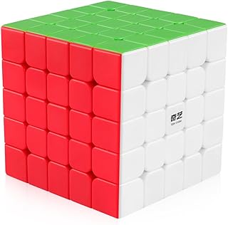 D-FantiX Qiyi Qizheng S 5x5 Speed Cube Stickerless 5x5x5 Magic Cube Puzzles Toys Brain Teaser Gifts for Kids 62mm