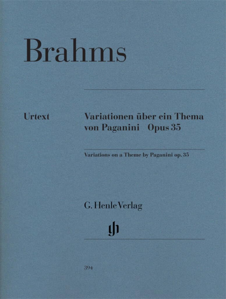 Paganini-Variations op. 35 - piano - (HN 394)