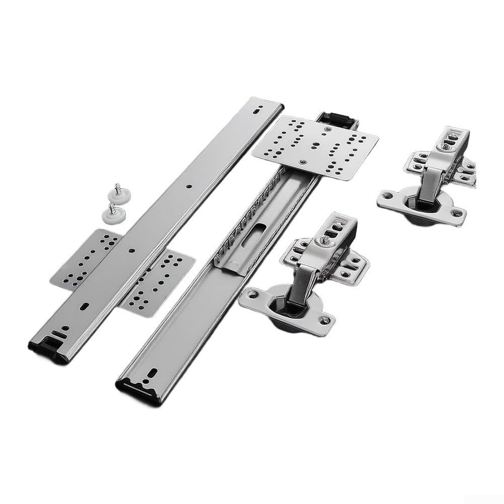 Rail coulissant pour porte pliante HpLive avec système amortisseur chocs