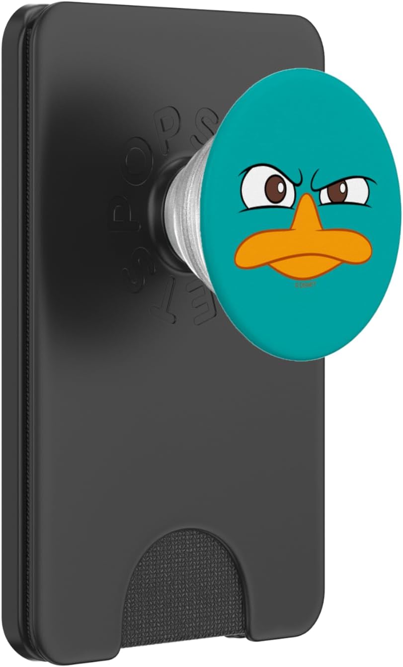 Disney Channel Phineas and Ferb Agent P Perry The Platypus PopSockets PopWallet for MagSafe